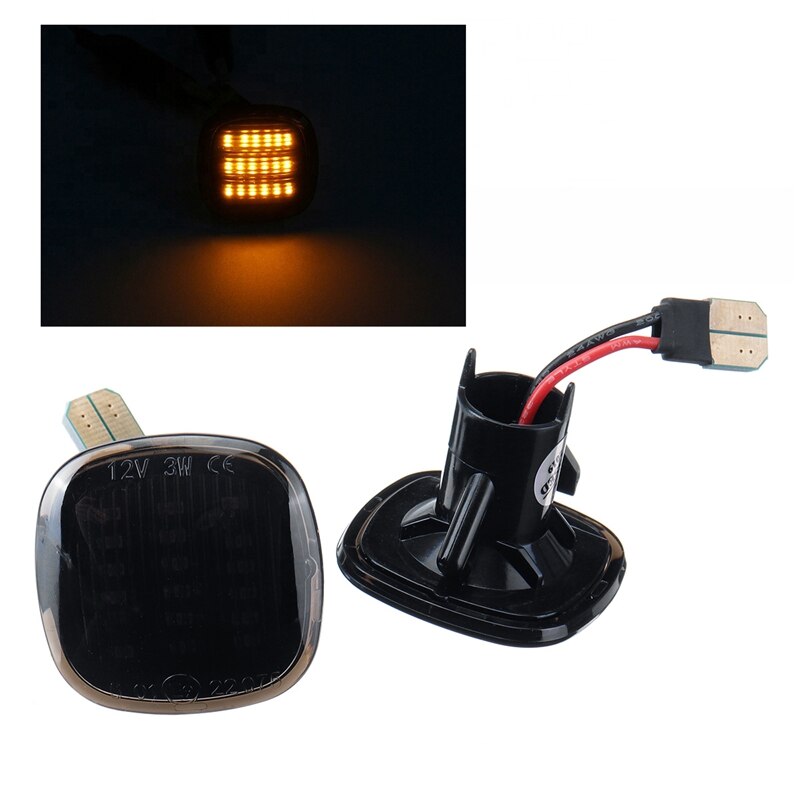 Led Car Indicators 2Pcs Car LED Side Repeater Indicator Light Side Ma... – Grandado
