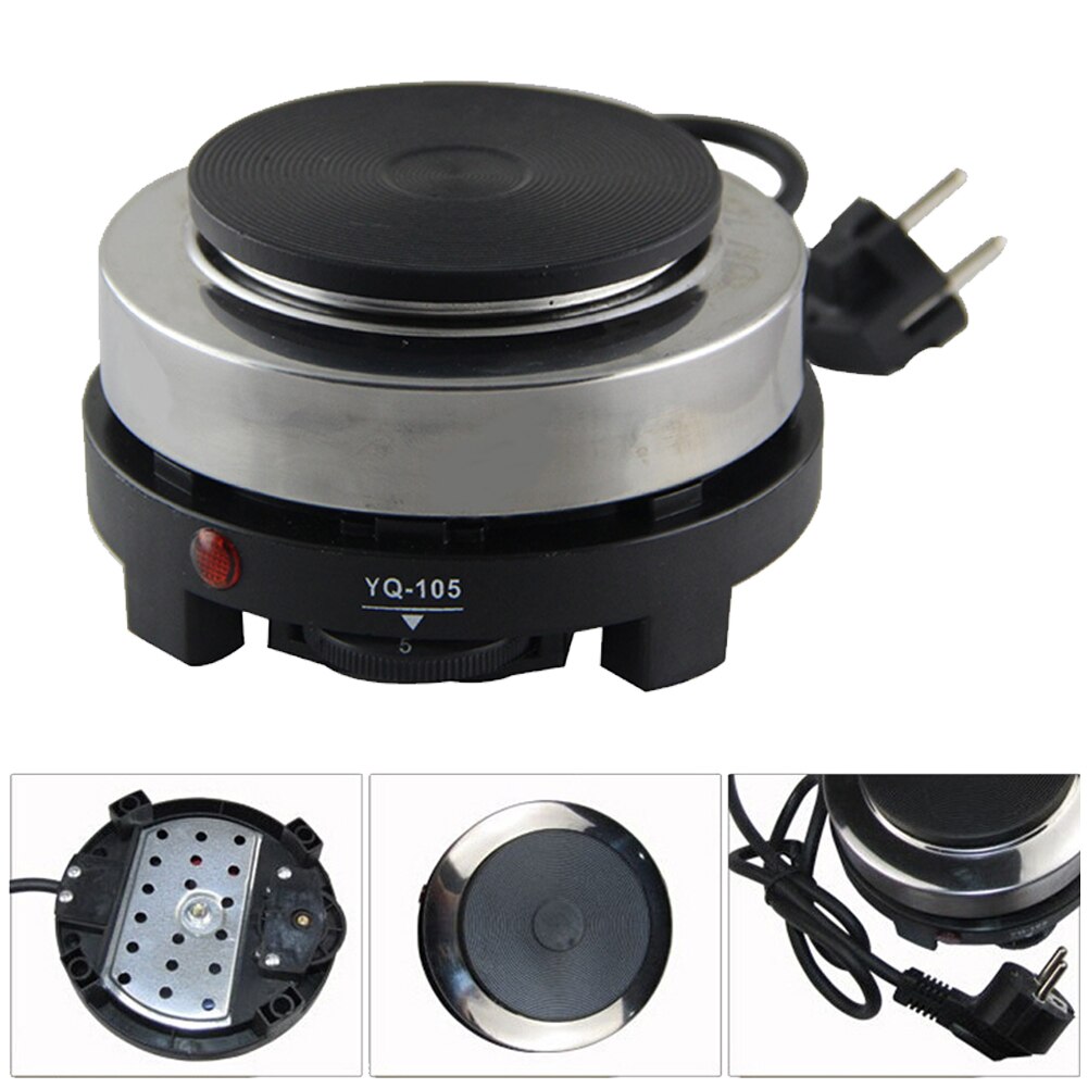 500W Electric Mini Stove Plate Multifunctional Home Office Heater 5 Temp Settings Coffee Tea Mocha Pot Heater EU US Plug
