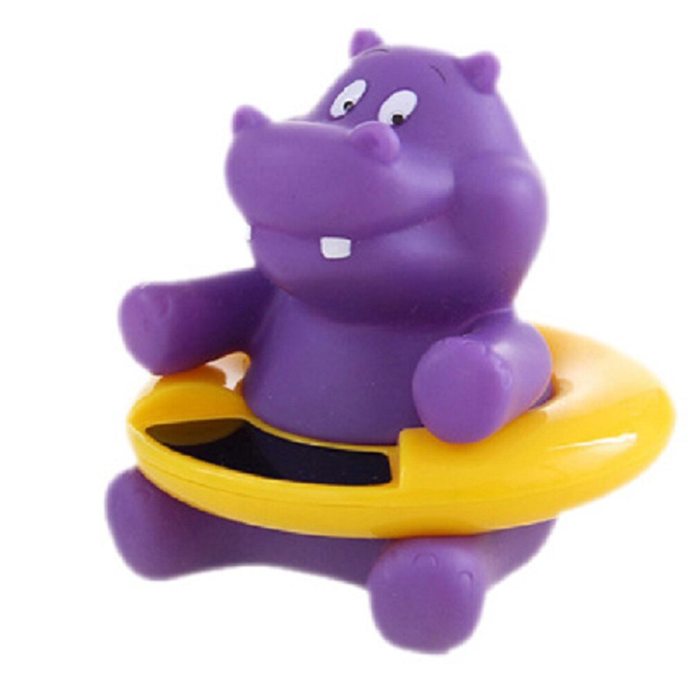 Cartoon Baby Water Temperature Meter Cute Baby Bath Measurement Water Temperature Thermometer Variety Animal 5 Shape Optional: Purple