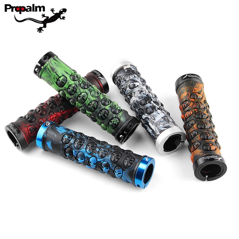 Propalm Bicycle Grips Anti-skid Comfortable Rubber Bike Handlebars Grips Lock-on Mountain Road Bike Handle Bar Grips For Cycling
