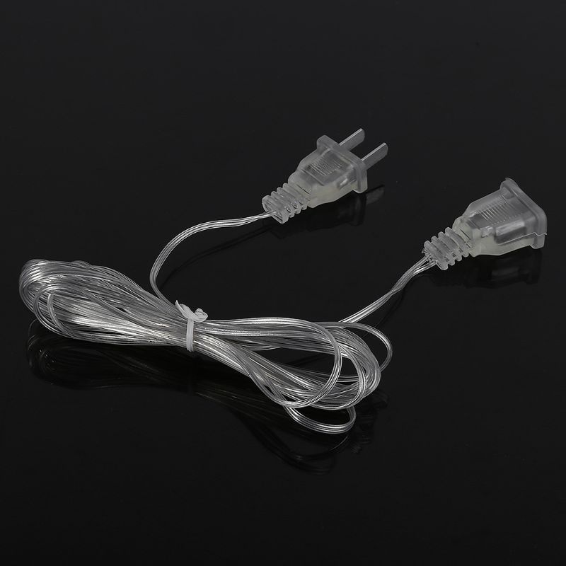 Power Extension Cable Plug Extender Wire For LED String Light Christmas Lights