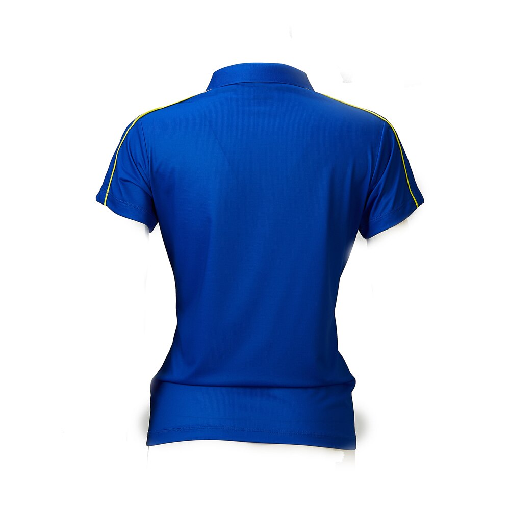 KAWASAKI de las mujeres de la de poliéster camisa Polo manga corta bádminton Tenis de Mesa corriendo deportes camiseta ST-172012