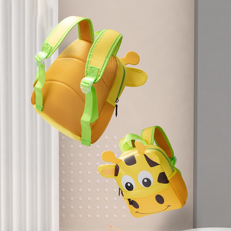 Leuke Kid Peuter Schooltassen Rugzak Kleuterschool Kinderen Meisjes Jongens Schooltas 3D Cartoon Dier Zak
