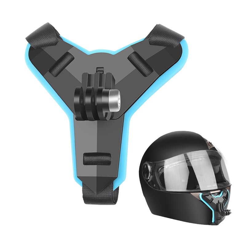 Fixing Bracket Motorcycle Helmet Chin Holder Integrated Helmet Belt for Gopro Hero 7/6/5/4