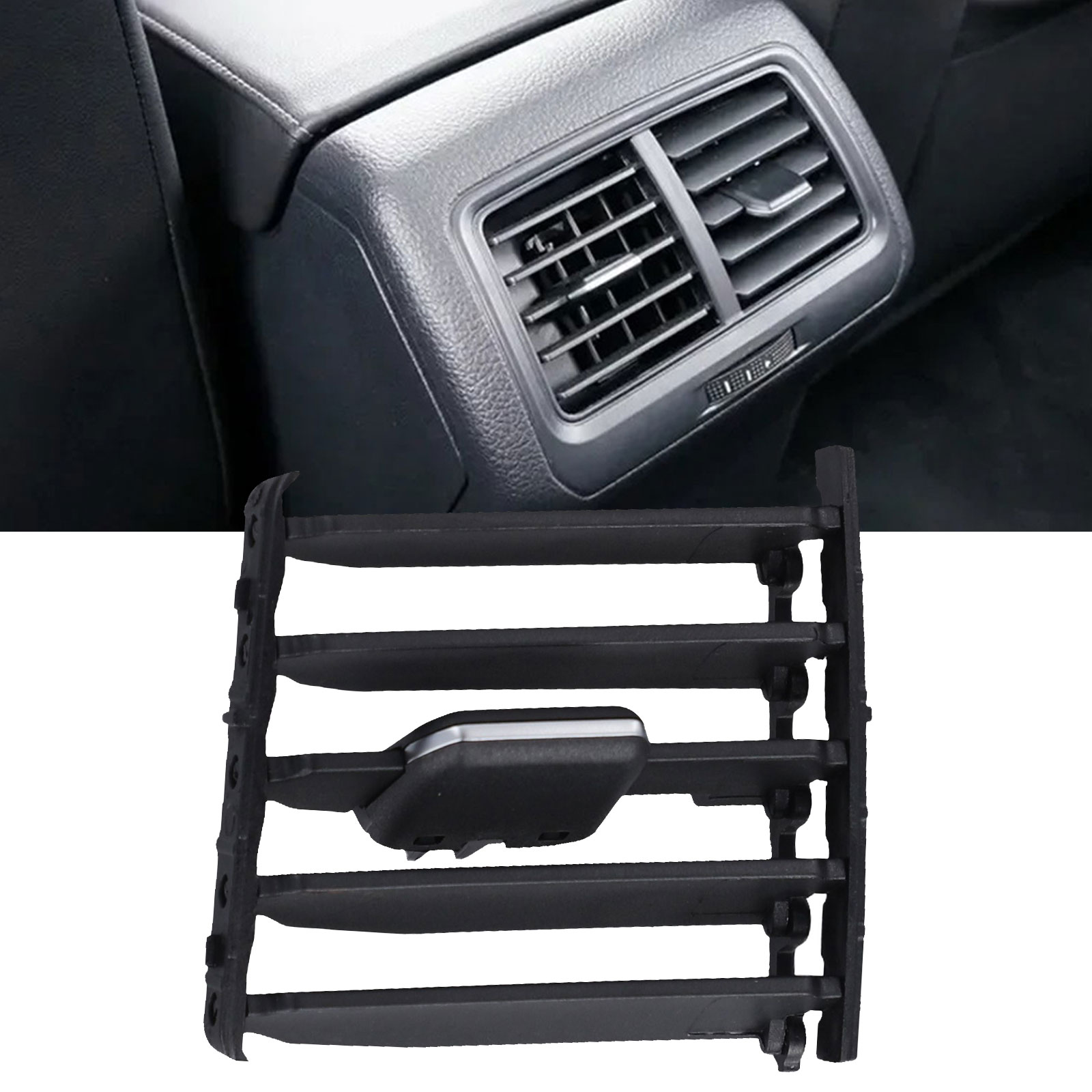 Achter AC Airconditioning Vent Grill Opvouwbare Clip Trim Voor Golf 7 7.5 MK7 MK7.5 5GG 819203 5G 0819203 Auto-interieuronderdelen