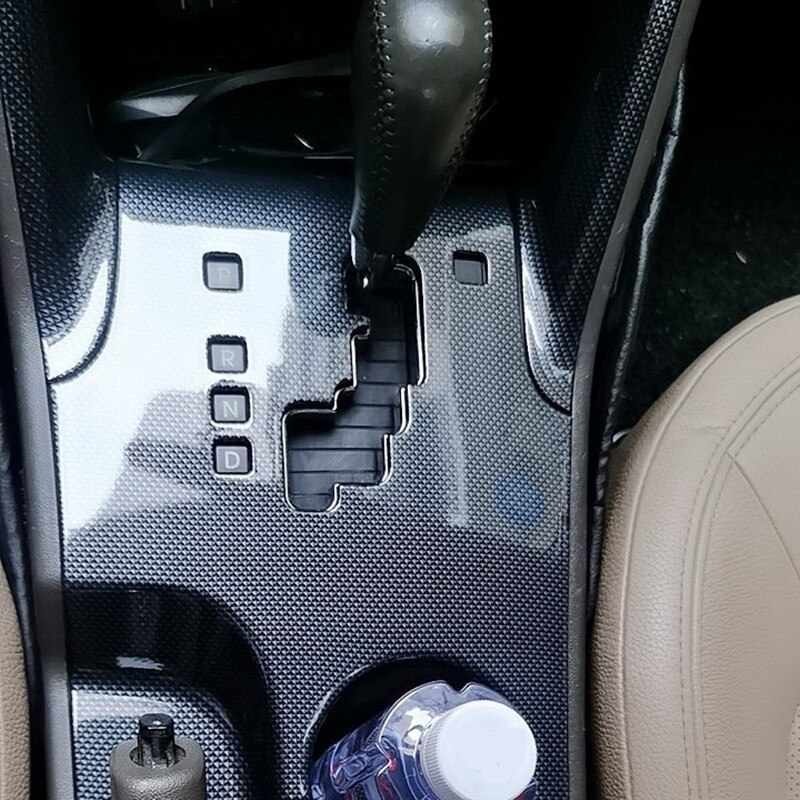 Carbon Fiber Printed Car AC Control Panel Sticker Cover Bowls Outlets Moulding Trim for Hyundai IX35