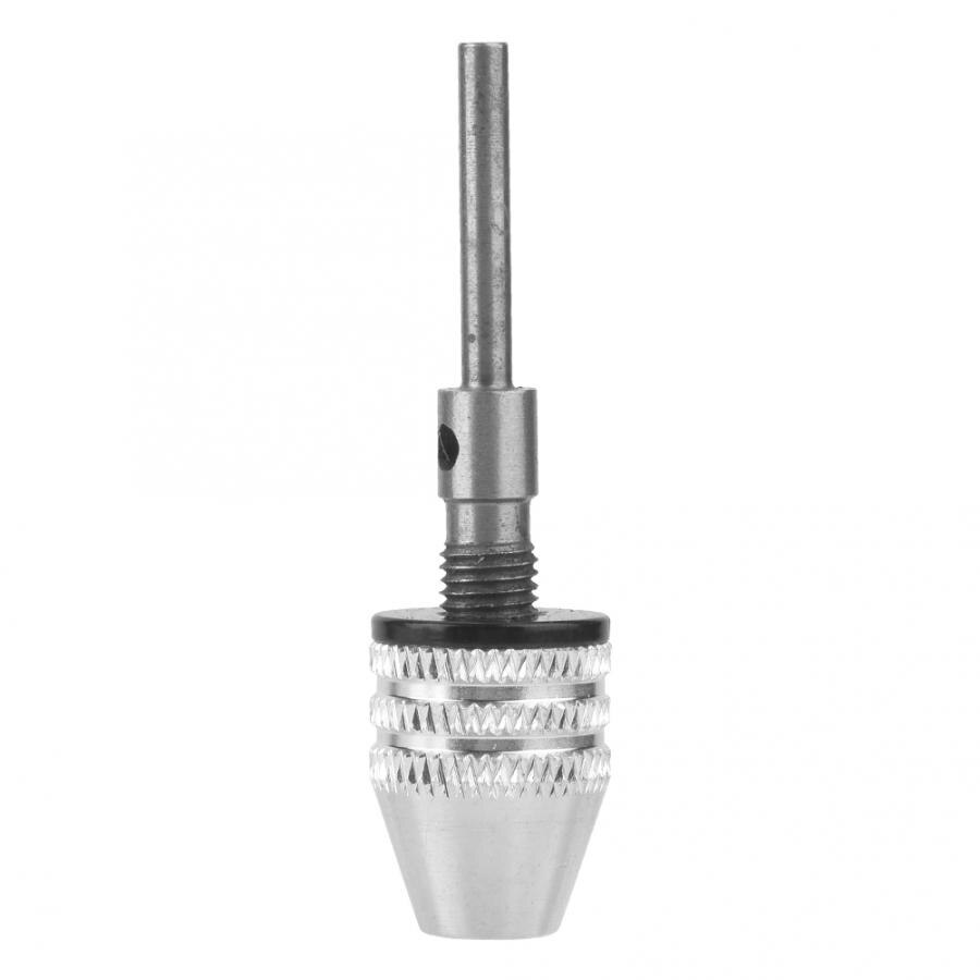 0.3-3.4mm Keyless Drill Chuck 2.35mm Round Shank Quick Change Adapter Converter Drill Chuck Adapter