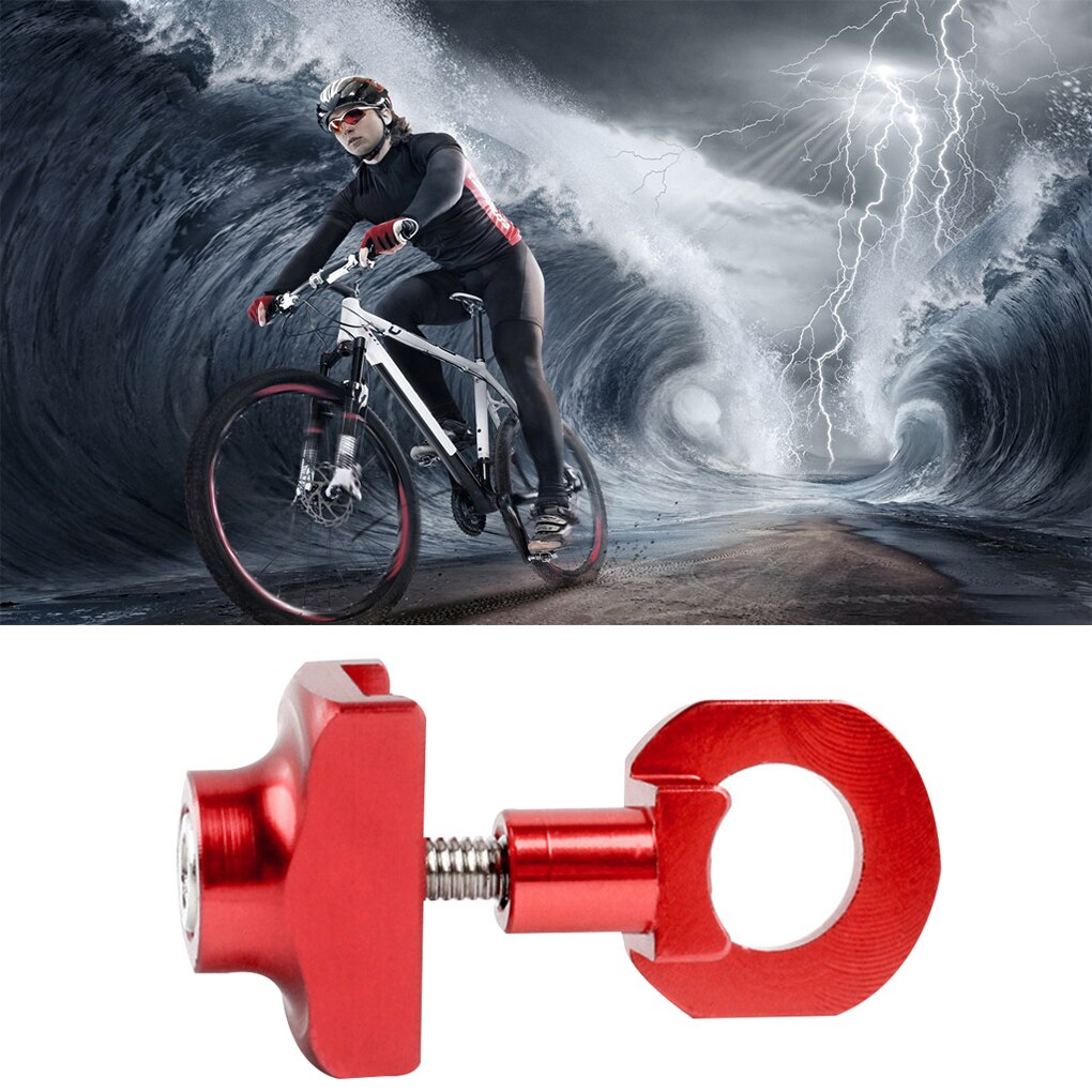 Cierre de Ajustador de cadena de bicicleta plegable aleación de aluminio bicicletas tensor de cadena accesorios de ciclismo