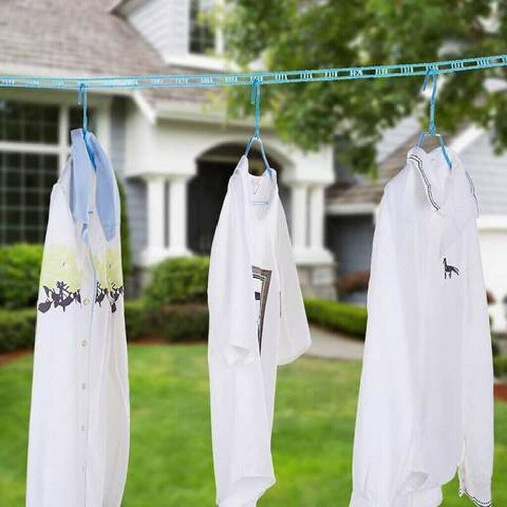 3m/5m Nylon Clothesline Anti-Slip Clothes Hanging Rope Travel Washing Clothes Line Drying Rack Outdoor Windproof Clothesline