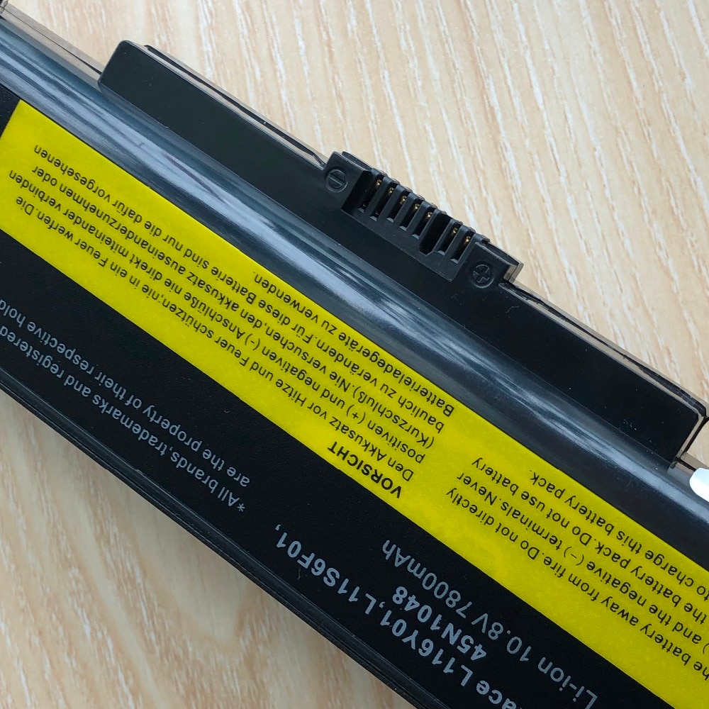 6600mAh 9 celdas de batería del ordenador portátil para LENOVO G580 Z380 Z380AM Y480 G480 V480 Y580 G580AM L11S6Y01 L11L6Y01
