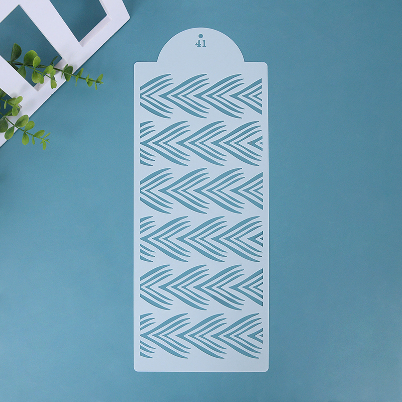 Fondant Cake Mesh Stamps Stencils Embossing for Decorating Tool Plastic Spray Mold Wedding Cookies Chocolate Drawing Painting: WHITE