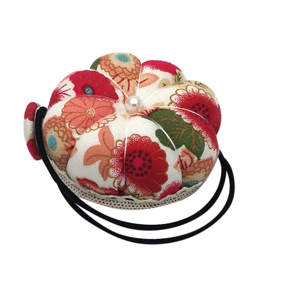Multi-purpose Floral Shaped Needle Pin Cushion Floral Wrist Pin Cushion Decorative Sewing Machine Cross Stitch Sewing #W3