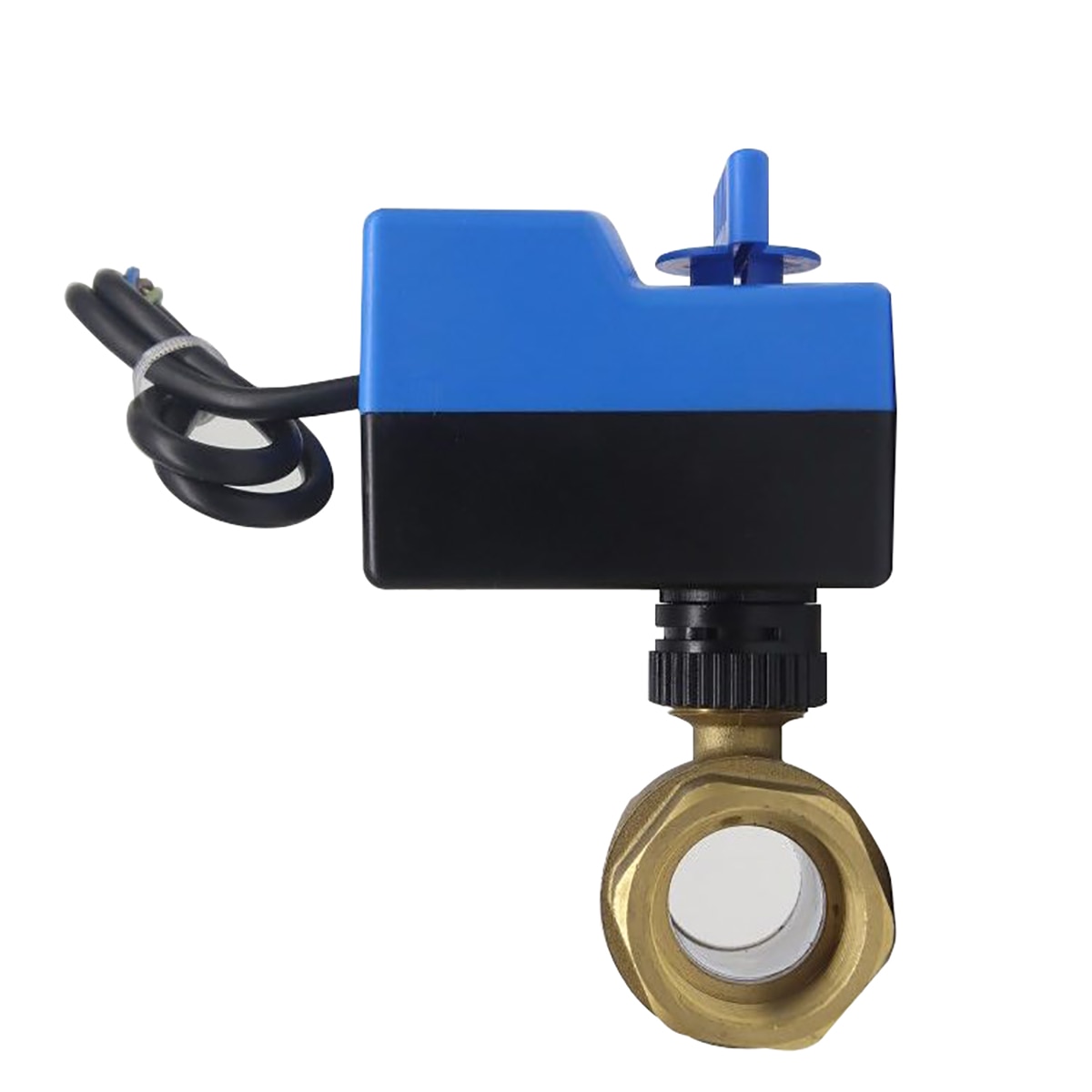 AC220V AC24V 2 way brass valve motorized ball valve electric ball valve electric Actuator with Automatic and manual DN15 - DN25