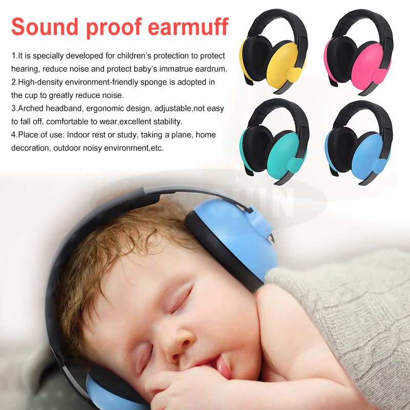 Baby Earmuffs Children Sleep Learning Ear Defenders Noise Proof Comfortable Durable Protection Kids Anti-Noise Headphone