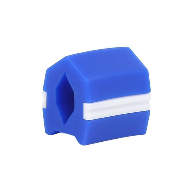Jawline-Bola de Estiramiento facial para hombre, ejercitador de músculo y mandíbula, para masticar, morder, entrenar: blue