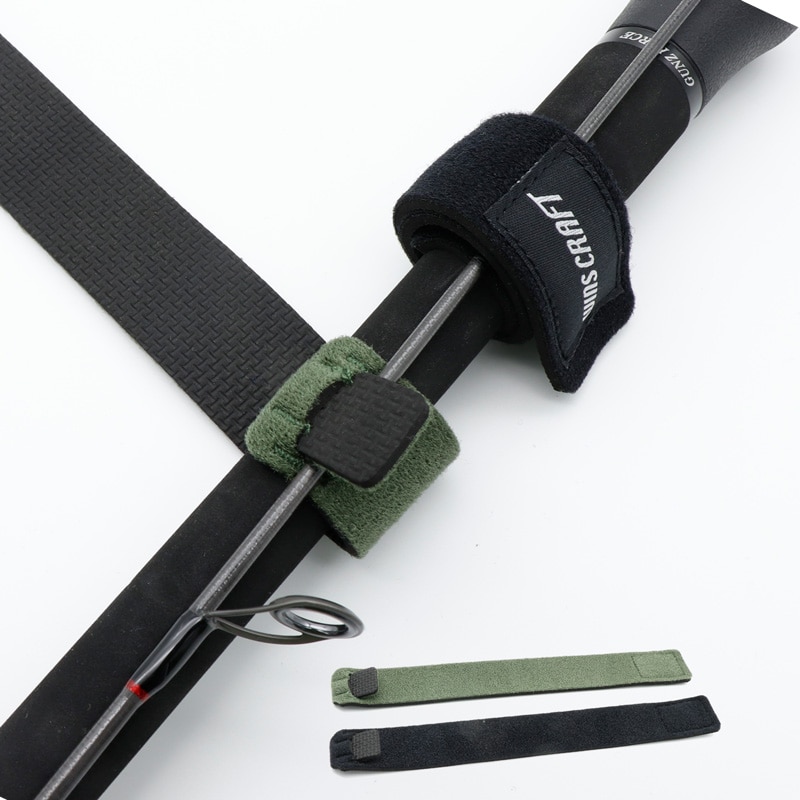 Elastisk bandage fiskestang bindebånd tilbehør genanvendeligt karpe fiskestang band guide ring holder bælte strop seler