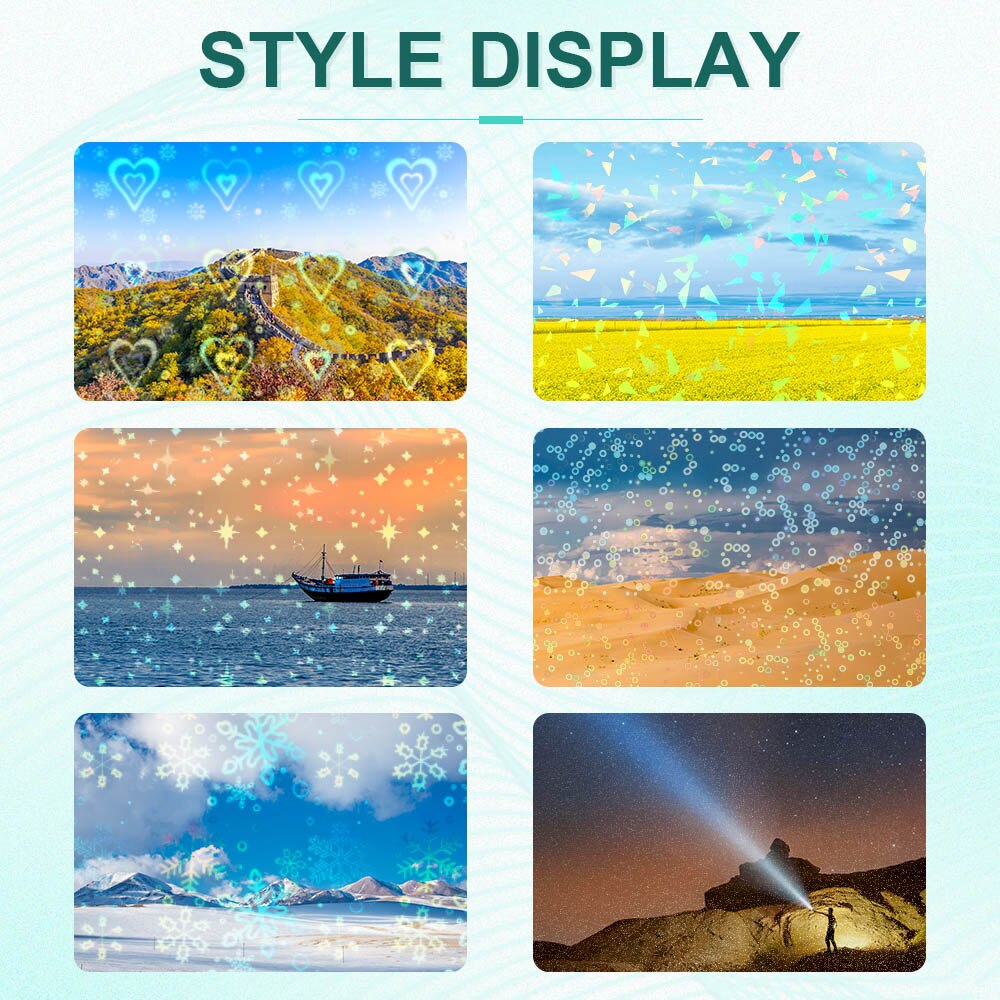 10 Vellen A4 Holografische Foto Lamineren Film Glanzende Folie Plakband Plastic Film Stempelen Op Papier Voor Laminator Machine