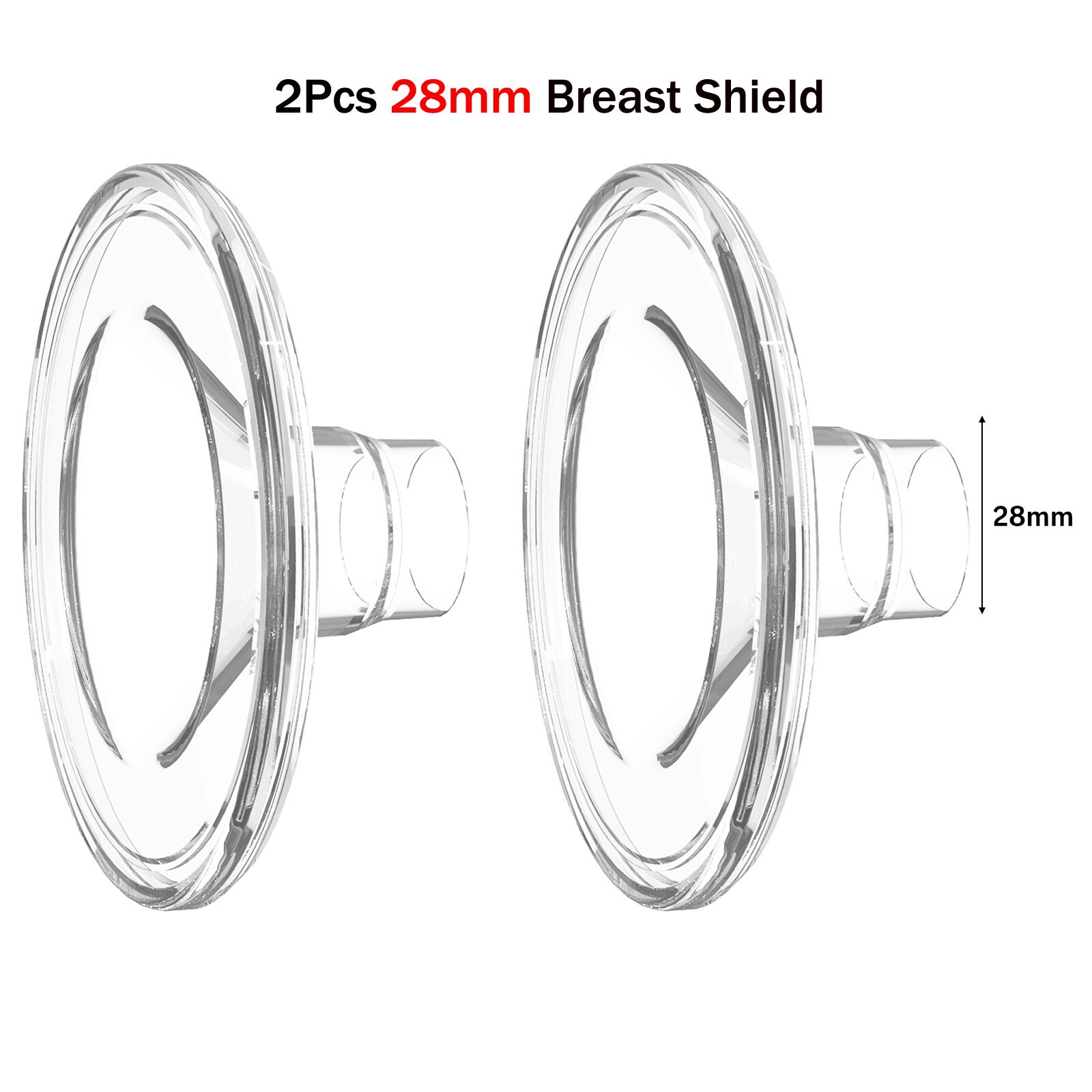 Tiralatte elettrico YOUHA ricaricabile silenzioso indossabile estrattore di latte portatile a mani libere lattiera automatica allattamento al seno: 28mm Breast Shield