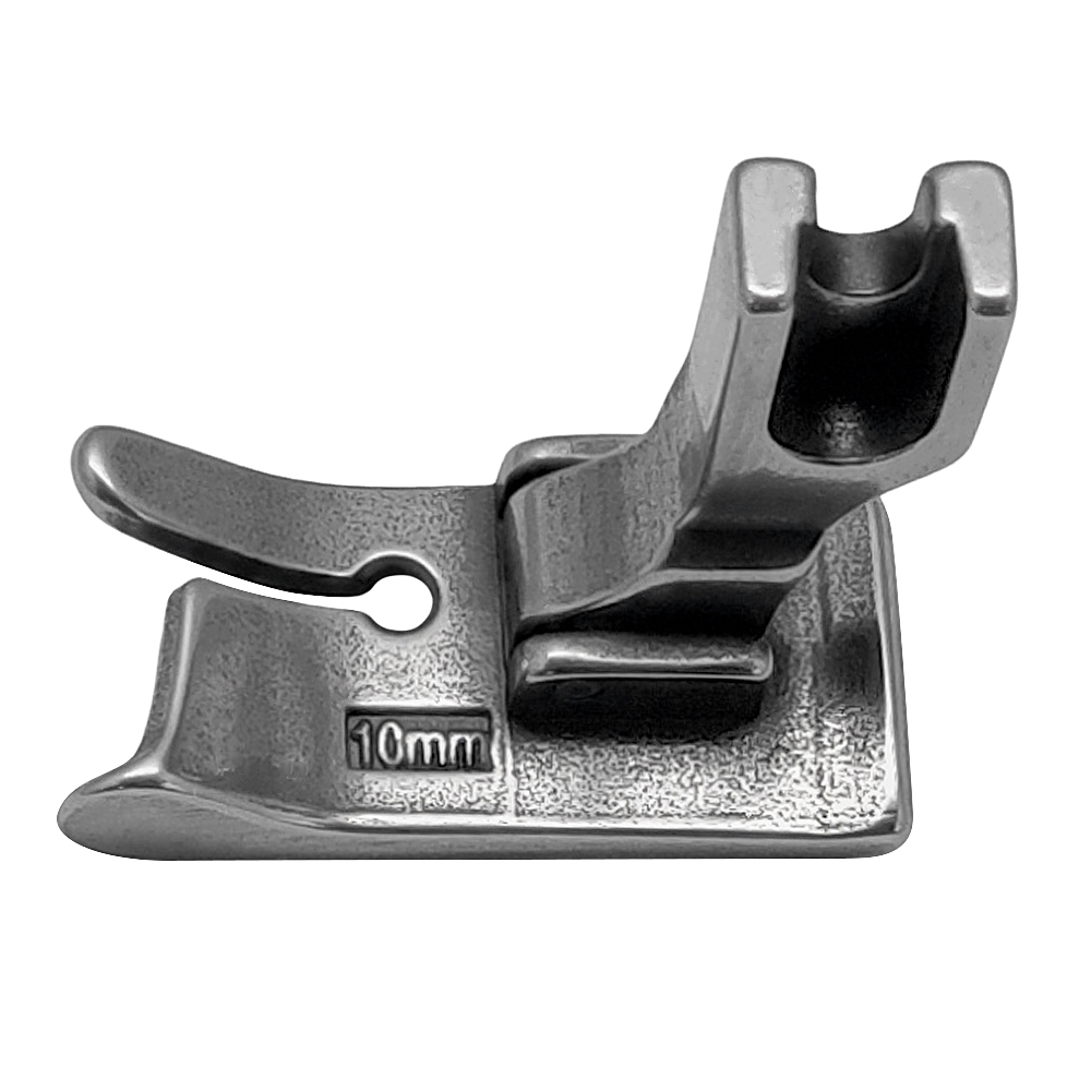 Prensatelas guía de borde derecho P351x, pies guía universales de lado derecho de 3-10mm para accesorios de máquinas de coser industriales, 1 Uds.: Gris oscuro