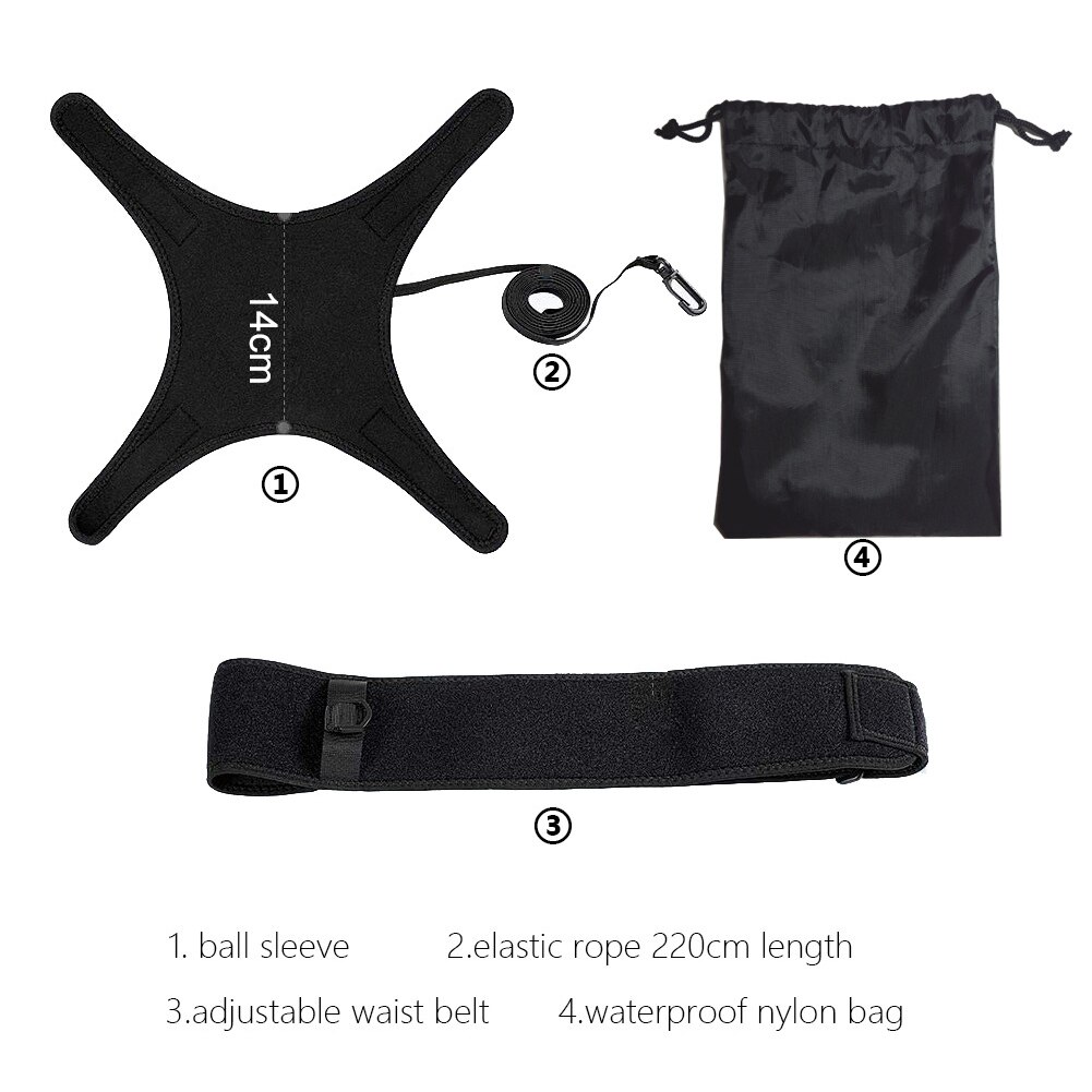 Waist Belt Volleyball Trainer Outdoor Sports Equipment Aid Beginners Arm Swings For Solo Practice Football Adjustable Rope
