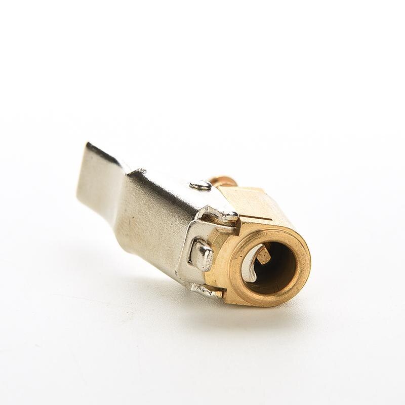 1 st 8mm 6mm auto bil lastbil däck uppblåsningsventil anslutning mässing däck ventil luftpump chuck klämma