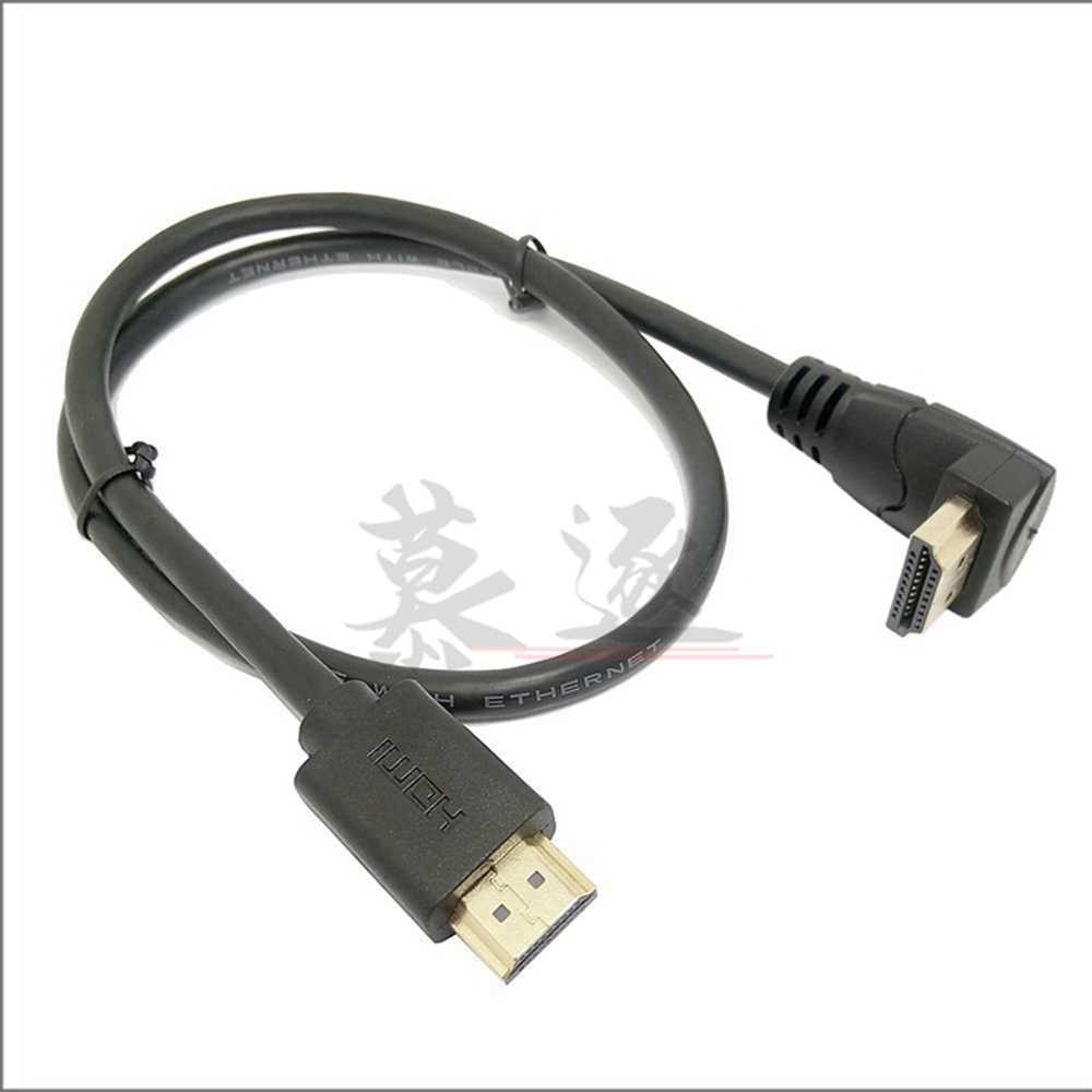 4K*2K 60HZ HDMI Up & Down & Left & Right Angled 90 degree Male 2.0 A Male to HDMI v2.0 HD extension Cable HDMI 2.0v angle cab