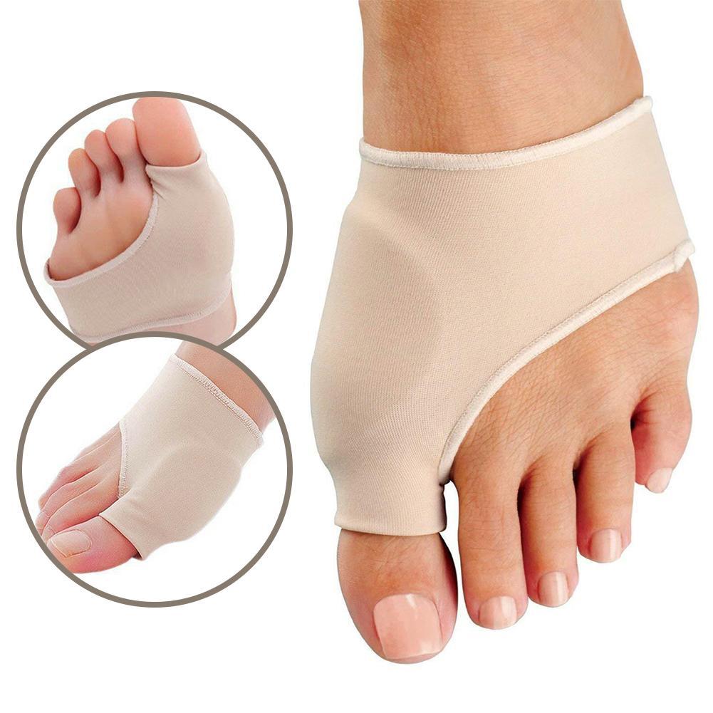 Storetå knyst skinne glattejern korrigerer fod smertelindring hallux valgus begge fødder terapi fodpleje let at have på