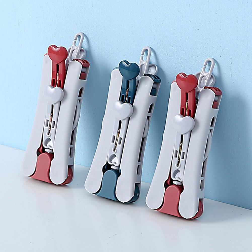 Travel Clothes Rack Hanger Portable Durable Folding Clothes Hanger Multifunction Stretch Drying Rack Home Wardrobe Storage