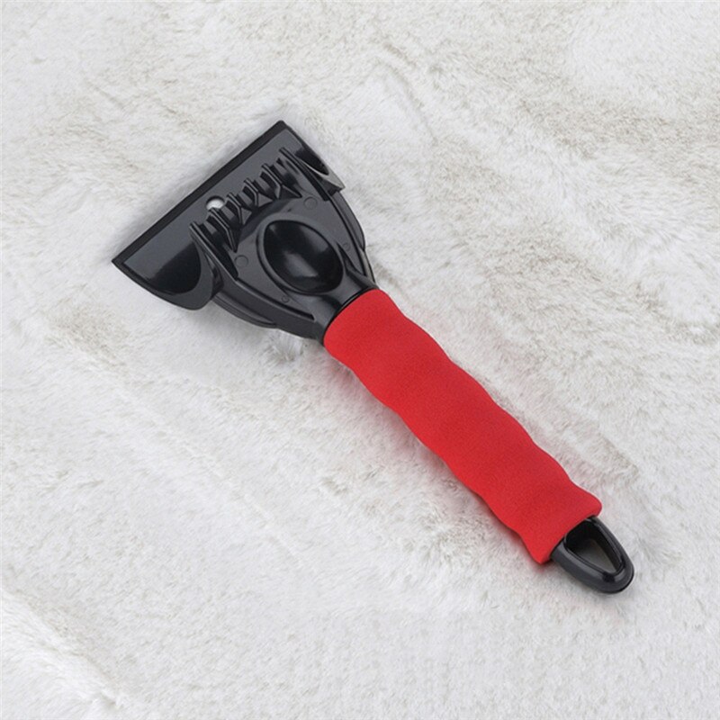 Winter Outdoor Snow Shovel Tools Hiking Handle Garden Multifunctional Ice Remove Garden Tools Shovel Snow Shovel: Red
