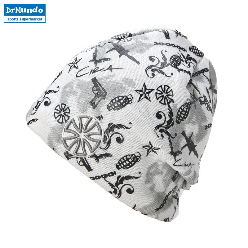 Gorros de invierno Camo Anti-terrorista para hombres y mujeres, gorros tejidos, gorros, gorros, Polar, Polar, cálido, para esquiar, Hip Hop, Beanie de calavera