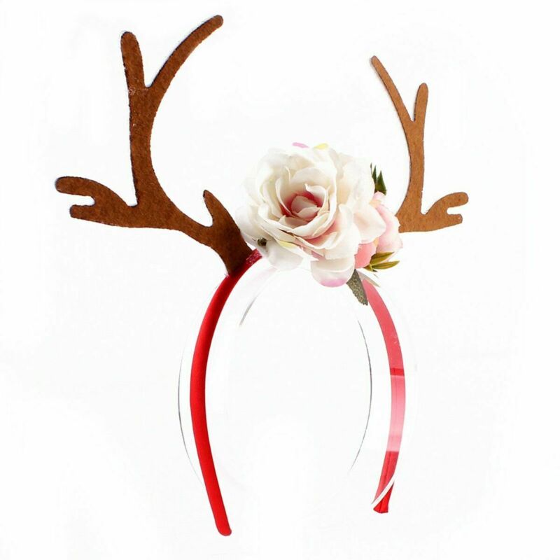 rentier Geweih Stirnband Weihnachten und Ostern Party DIY Frauen Girs Kind Weihnachten Hirsch Kostüm Ohr Party Haarband