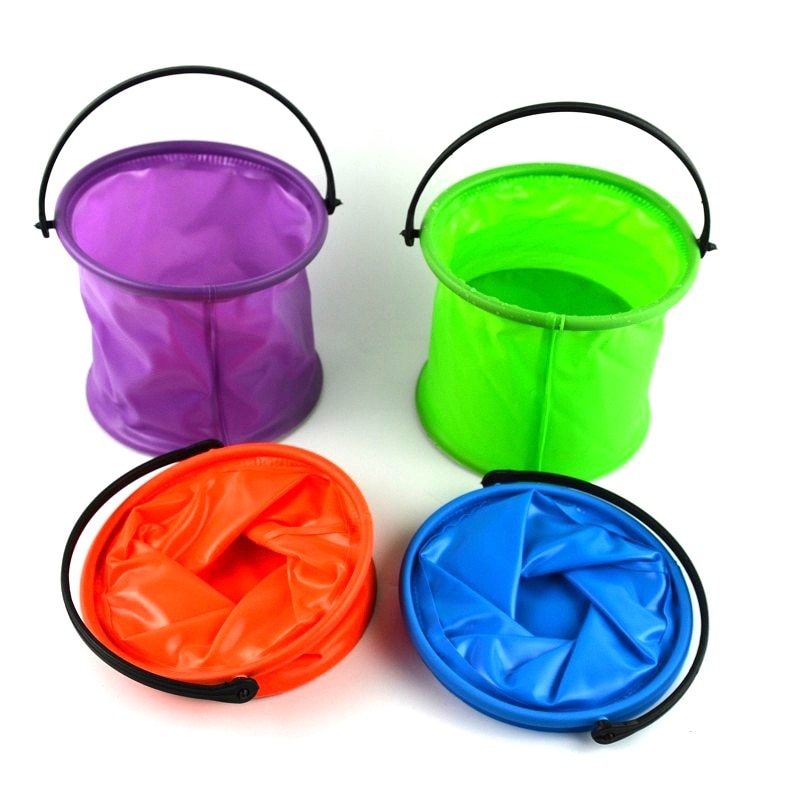 Camping Emmer Outdoor Speelgoed Opvouwbare Emmers Wastafel Draagbare Water Pot Kleine Emmer Plastic Vouwen Speelgoed Zand