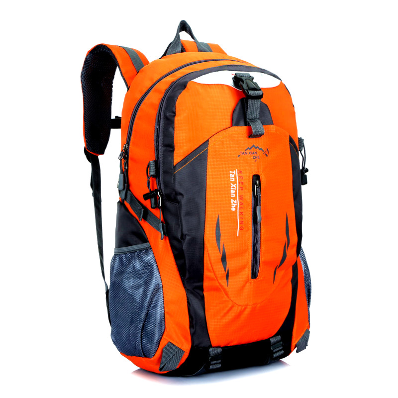40L Waterdicht Duurzaam Outdoor Klimmen Rugzak Vrouwen Mannen Wandelen Athletic Sport Rugzak Van Rugzak: Oranje