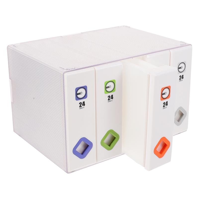 120 Capacity CD Storage Case Durable CD Storage Organizer Discs Storage Case