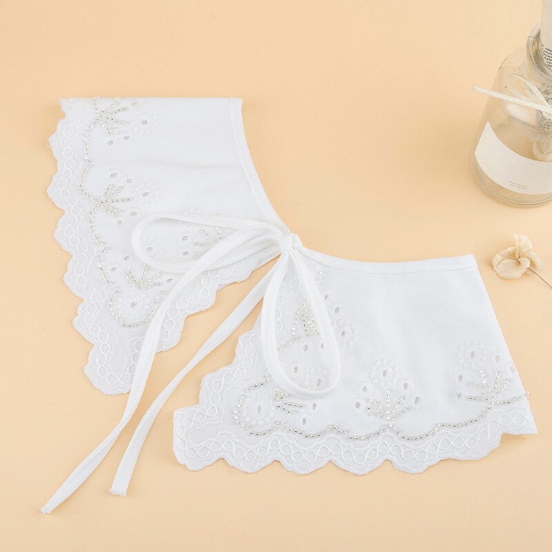 Vrouwelijke Overhemd Nep Kragen Sjaal Voor Vrouwen Mini Cape Half Shirt Afneembare Kraag Dames Verwijderbare Shirt Valse Kraag Accessoire