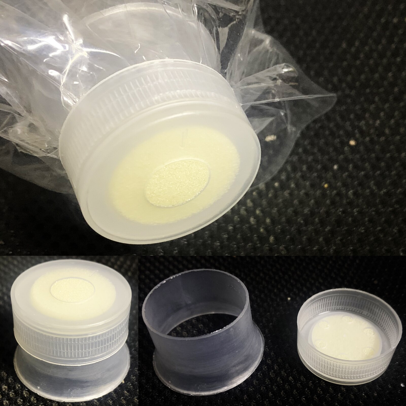 5pcs PP Mushroom Spawn Grow Bag Substrate High Temp Pre Sealable 50/100PCS Garden Supplies BY Ks-Tek: cap 5pcs