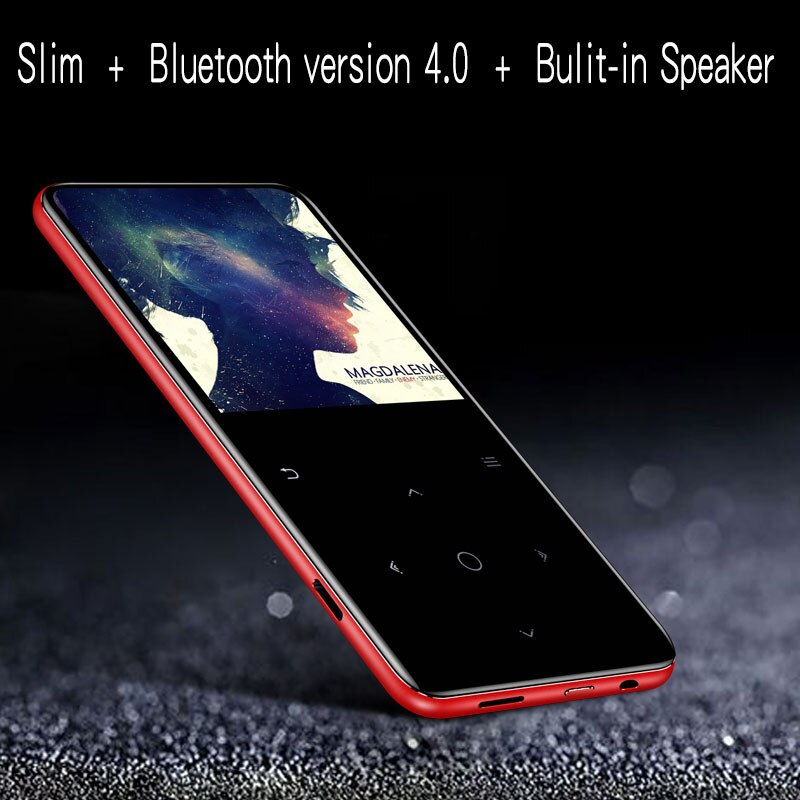 IQQ Nuovo C6 Bluetooth 4.1 dello schermo di tocco di lettore MP3 Bulit-in 40G e Altoparlante con FM registrazione Portatile sottile del Suono Senza Perdita di walkman