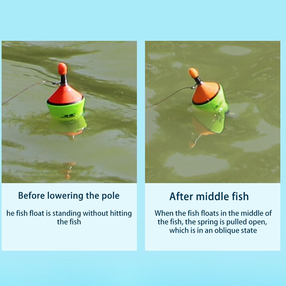 Portable Fishing Float Device Automatic Fishing Float Double Fishing Accessories Fast Fishing Tackle Bobber Buoy Tools Set