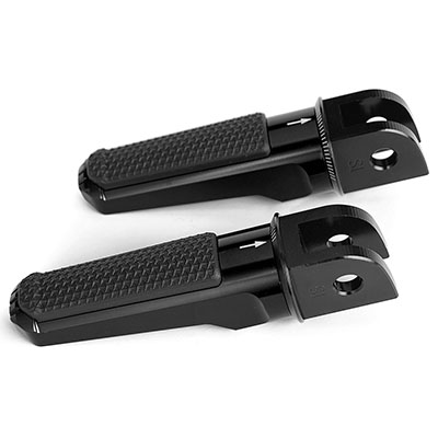 Piede Del motociclo di trasporto Pioli Anteriore Cavaliere Pedale per SUZUKI B-re DL250 V-STROM GSR 600 750 GSXR GSX-S 600 750 1000 SV650 SV650X: nero