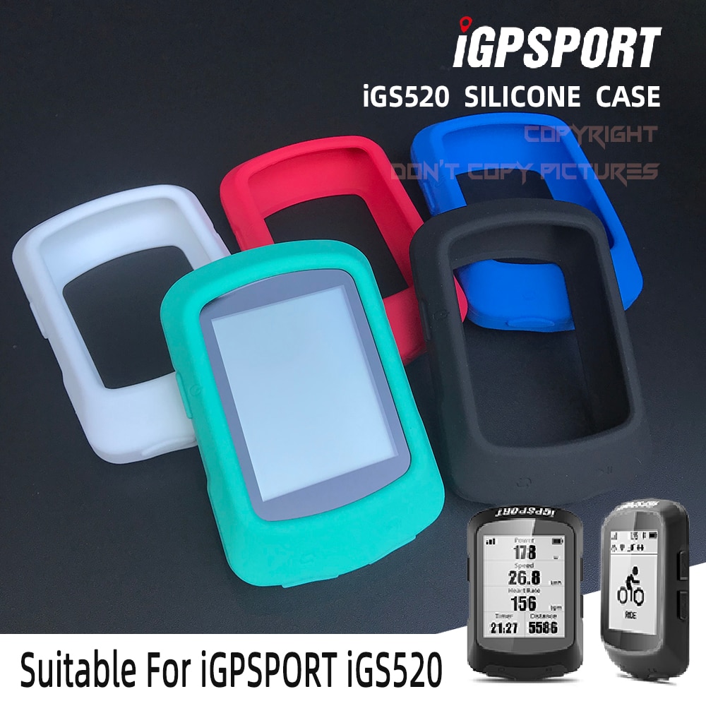 IGPSPORT IGS520 przypadku komputer rowerowy GPS komputer rowerowy silikonowy futerał ochronny pokrywa + film HD