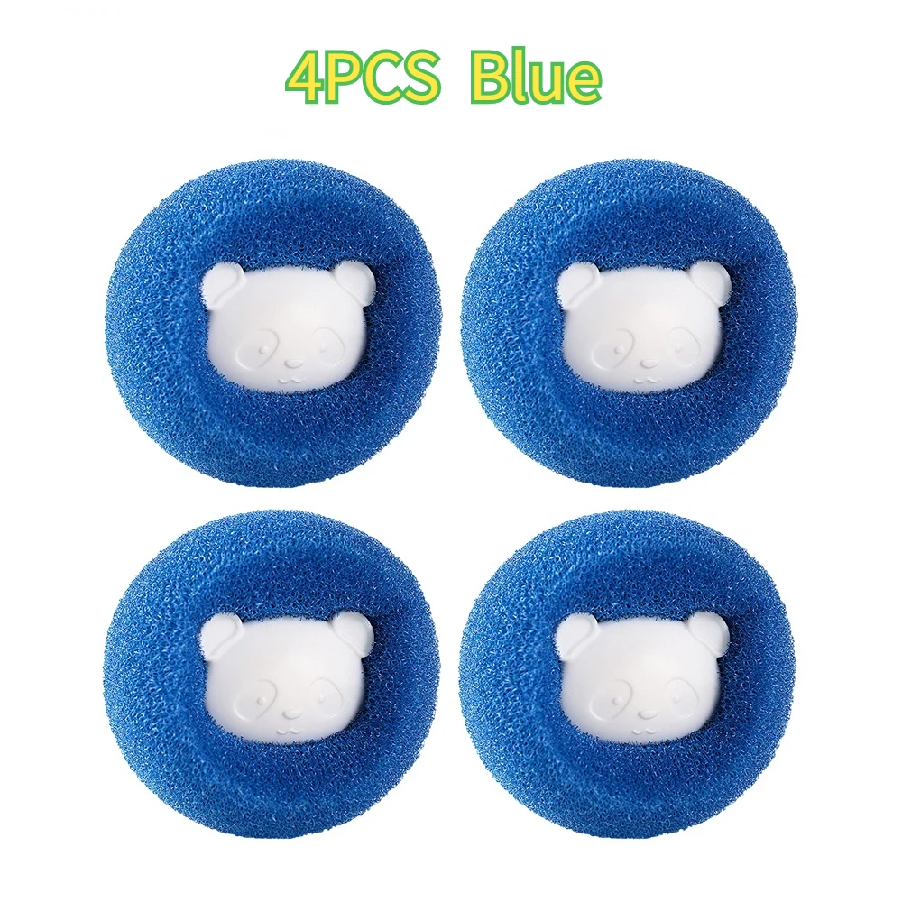 Juego de bolas mágicas para lavandería, se puede reutilizar ropa, Herramientas de Limpieza del cabello, dispositivo de depilación para mascotas, productos para lavadora, hogar: Gris oscuro