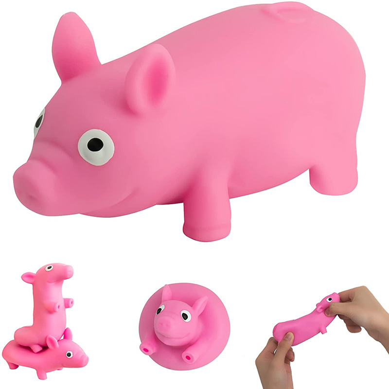 Squishy Piggie Squeeze Fidget Speelgoed Anti-Angst Grappige Roze Varken Rebound Bal Kneden Zand Speelgoed Knijpen Stress Verlichten Adhd kids Volwassenen