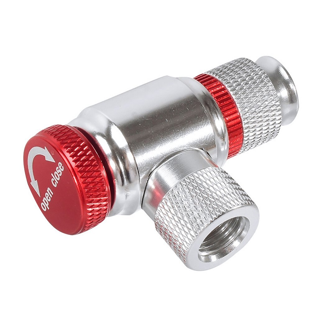 CO2 Pump For Bicycle Schrader Presta Adapter Bike Inflator Aluminum Tire Tube Mini size MTB Pumps CO2 Cartridge: Head Al canister