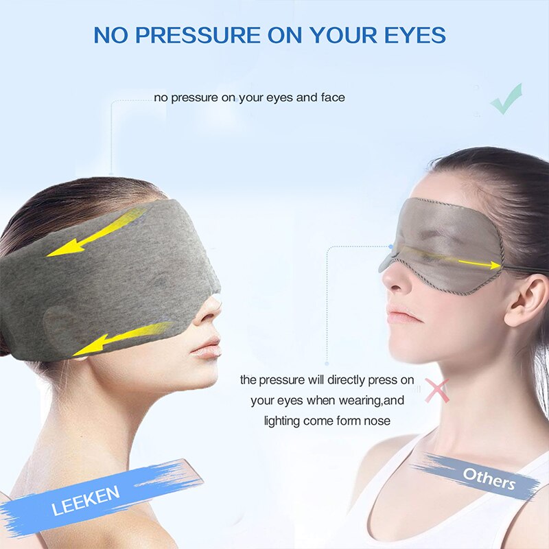 Large Silk Sleep Mask For Eyes Sleeping Aid Blindfold Block Out Light Eyeshade Cover Shade Patch Soft Bandage On Eye Slaapmasker