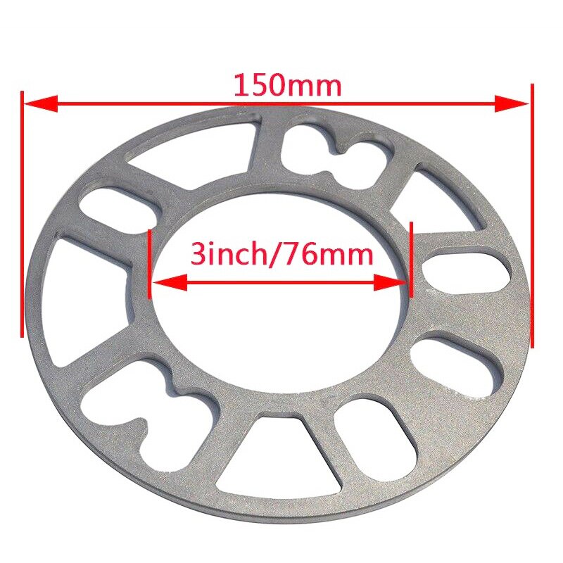 4 Stuks Wiel Spacers 4X100 4X108 4X114.3 5X100 5X105 5X108 5X112 5X114.3 5X120 Aluminium Et Wiel Shims Pakking Band Spacers