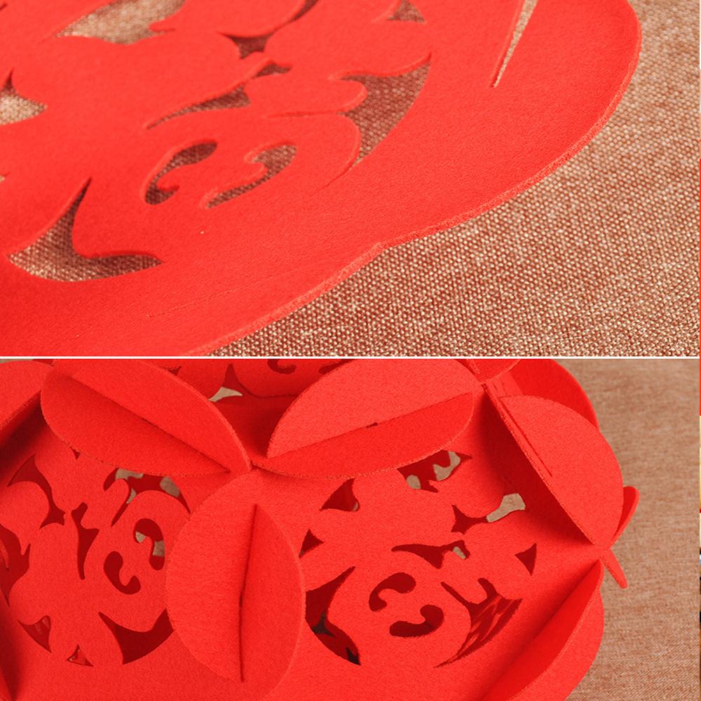 Beautiful Chinese Red Lantern Hanging Spring Festival Home Decoration Good Luck Chinese Lantern Lucky Lantern Assembly 3D