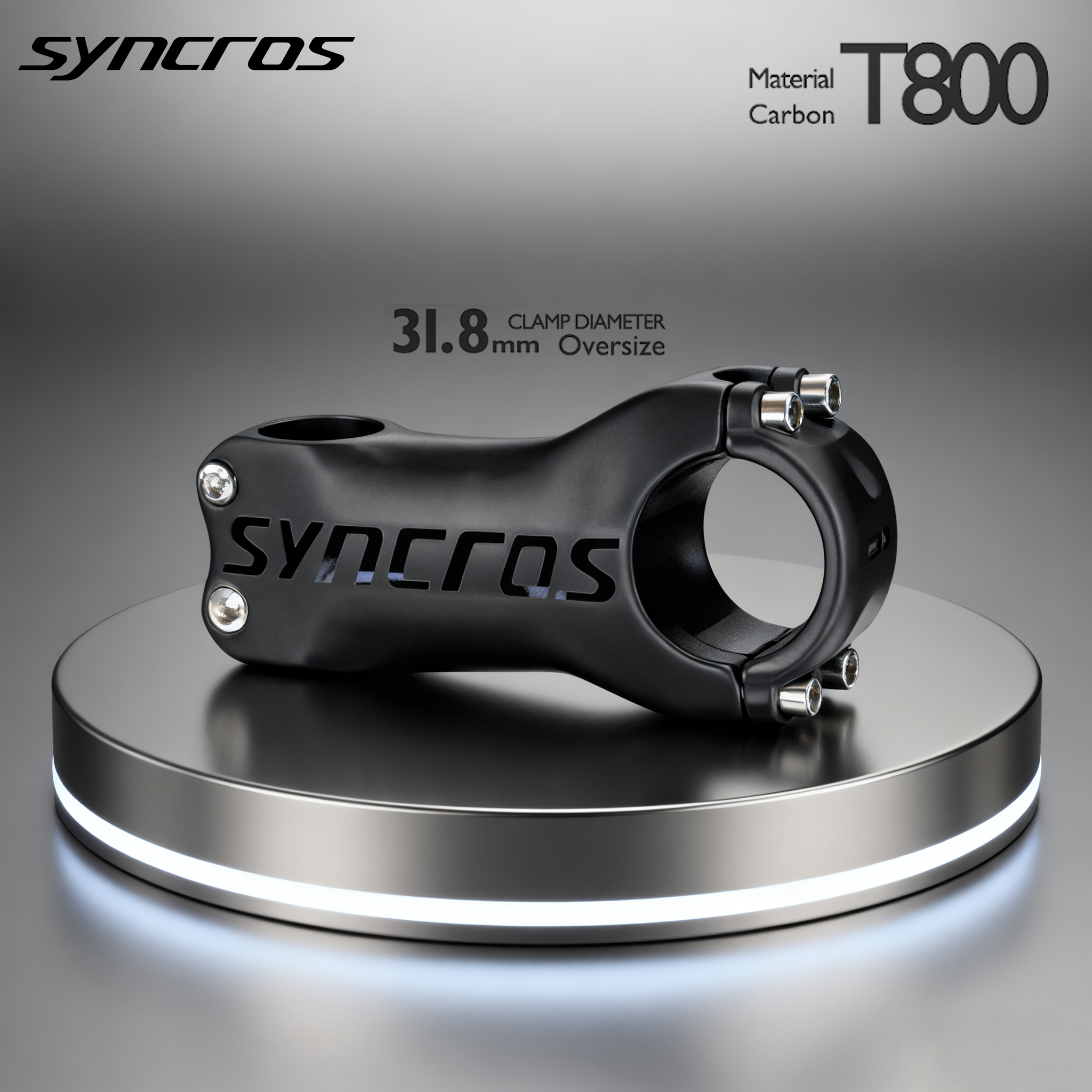 Mostek rowerowy Syncros ultra światło z włókna węglowego robić rowerów MTB, kąt 6/17 stopni, 70/80/90/110/120 mm, części robić rowerów górskich i szosowych