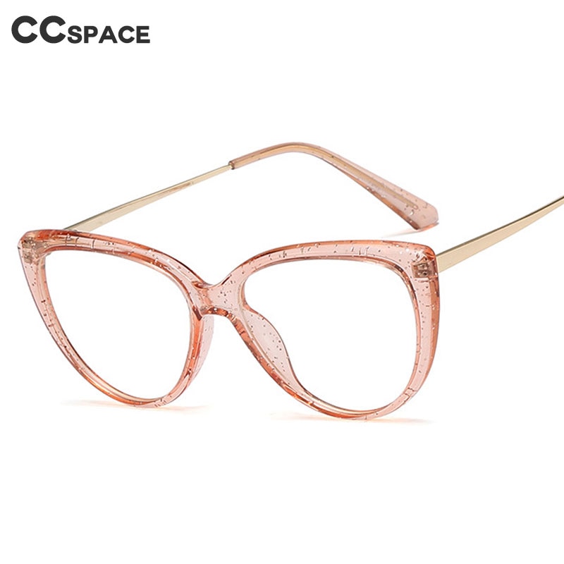 48167 Plastic Titanium Glasses Frames Cat Eye Ultralight Men Women Optical Computer Glasses