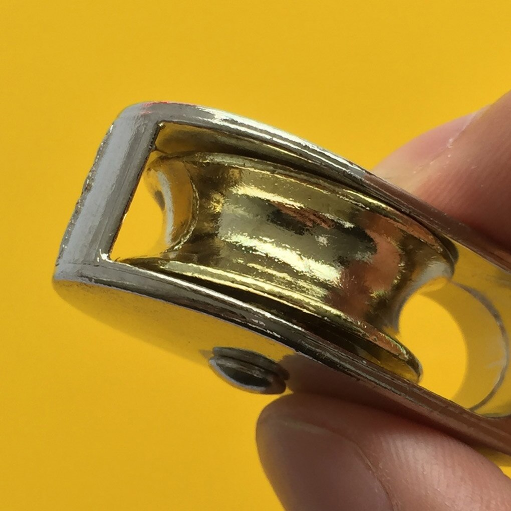 58mm Zinc Alloy Pulley Groove Swivel Single Pulley Sheave Rigging Metal Lift Hoist Rope Hanging Lifting Wheel