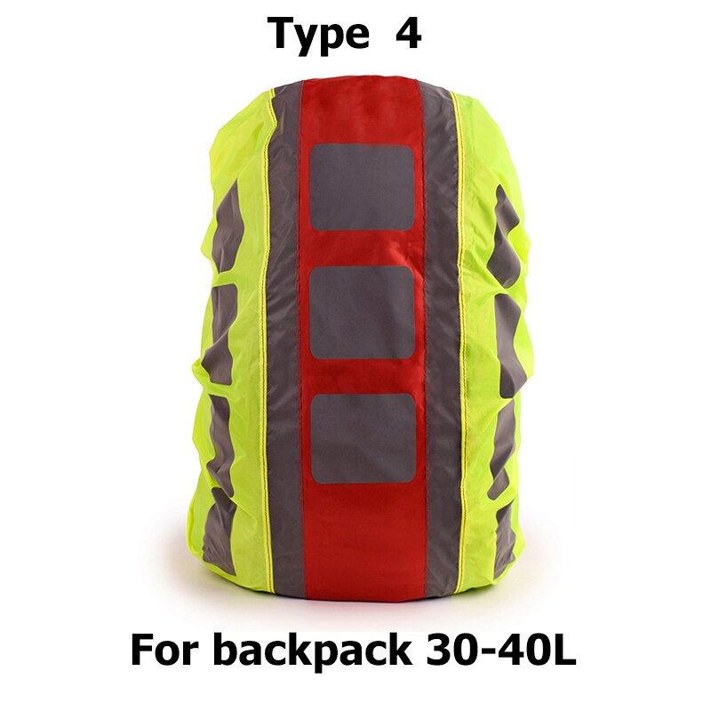 Reflective Waterproof Bag Rain Cover Backpack Cover Outdoor Travel Camping Dustproof Rainproof Covers for Backpacks: D 30-40L